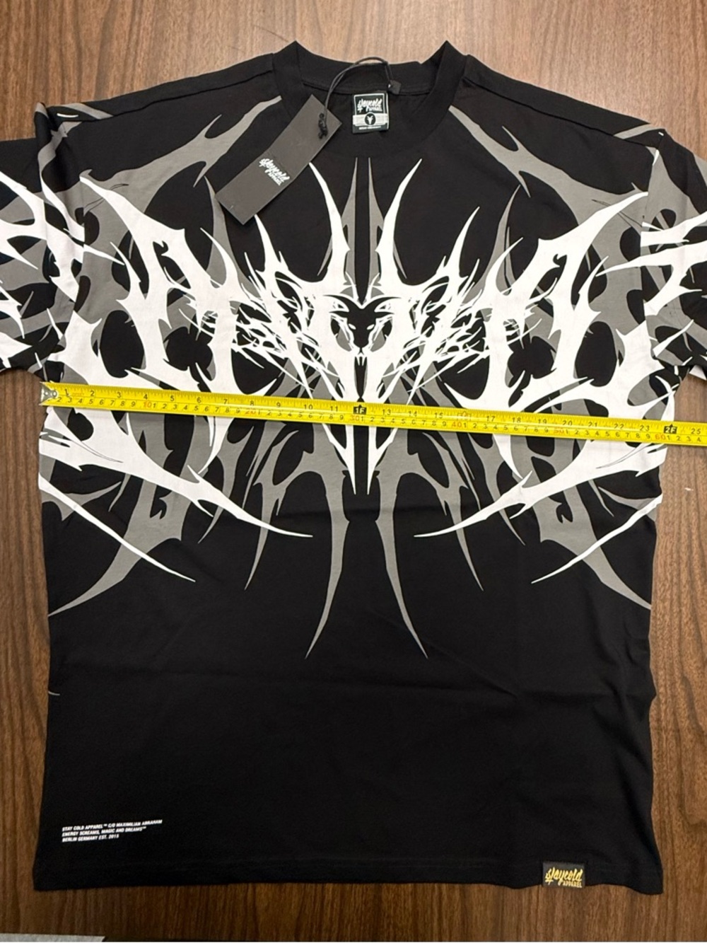 Stay Cold Apparel Men's Oversized Fit Shirt with Tribal Style Graphics NWT - Picture 7 of 11